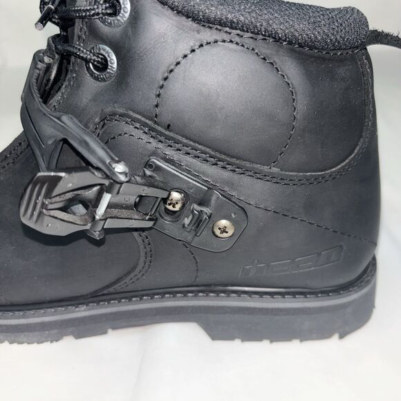 Icon Super Duty 4 Black Motorcycle Riding Boot Size 8.5 US main image 9